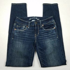 American Eagle Dark Wash Skinny Jeans AEO